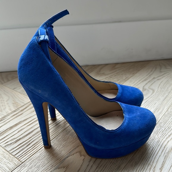 Aldo blue high heels - Picture 1 of 3